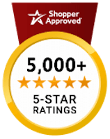 5000+ 5-star reviews on Shopper Approved
