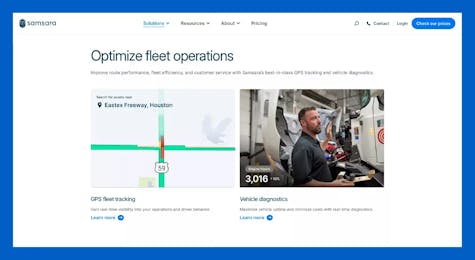 Samsara product page