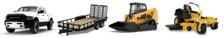 truck, trailer, skid steer & industrial mower